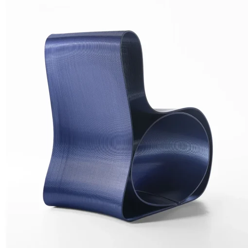 Poltrona blu Double