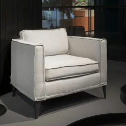 Poltrona da esterno Soho in tessuto beige