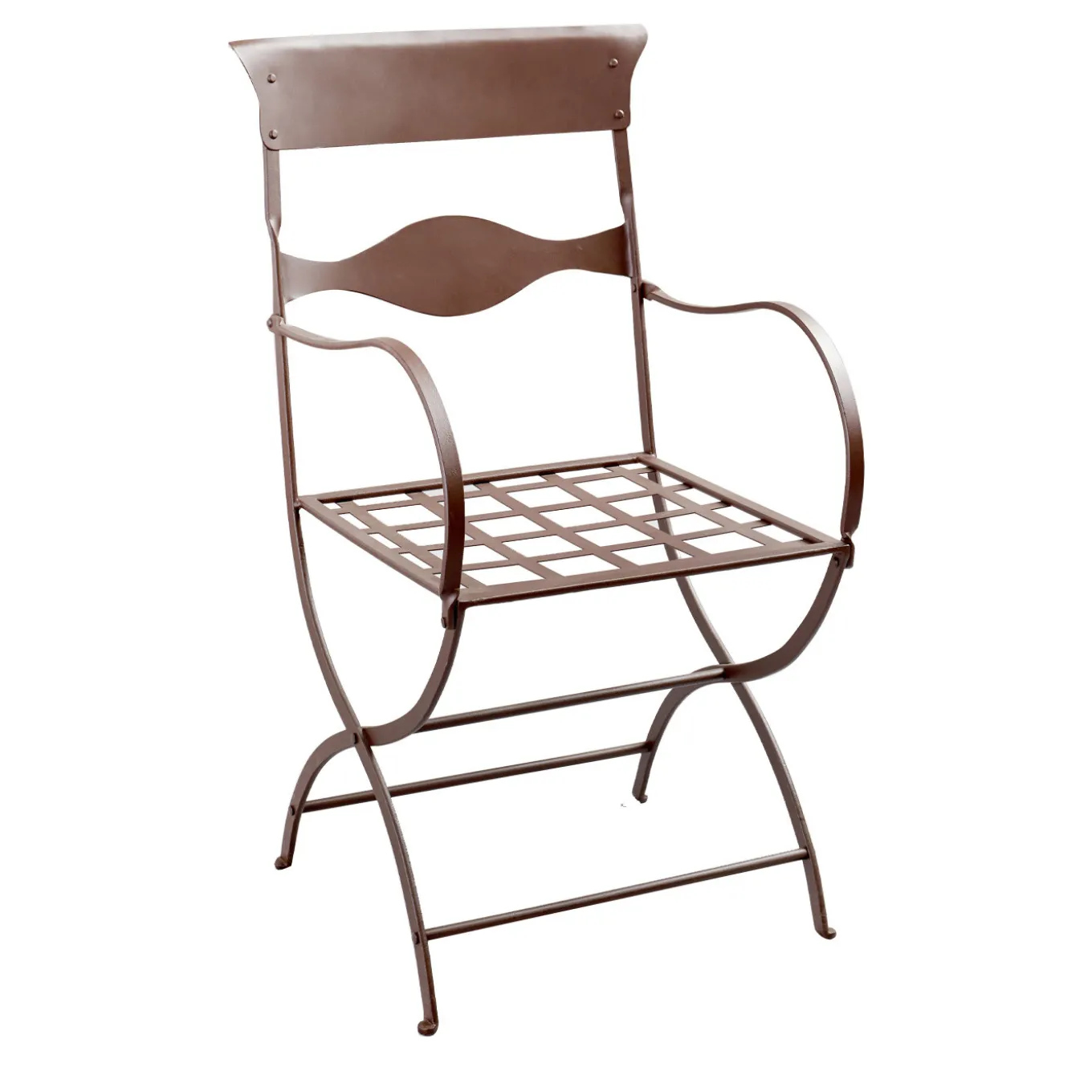 Poltrona Due Lamiere in acciaio inox