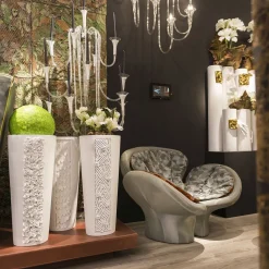 Poltrona fitomorfa verde Pansé