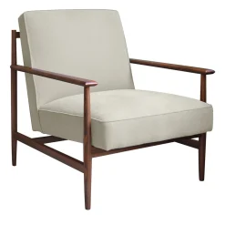 Poltrona Gaia in lino-cotone Canapa