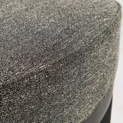 Poltrona Gazzella in tessuto grigio mélange
