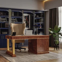 Poltrona girevole da ufficio grigia della collezione Studio Privè