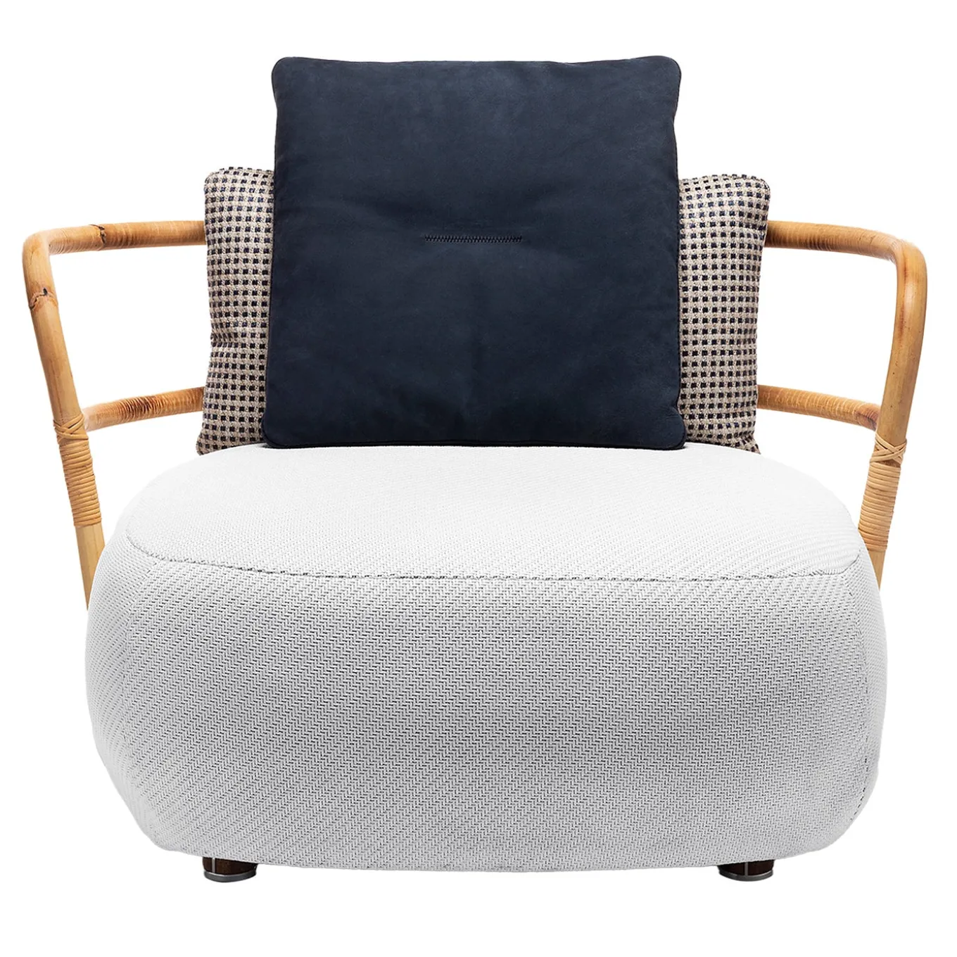 Poltrona Jungle Large Low White di Massimo Castagna