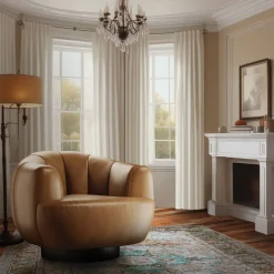 Poltrona Ornella in pelle