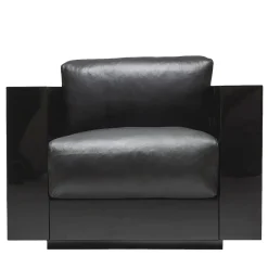 Poltrona Saratoga Black di Lella e Massimo Vignelli