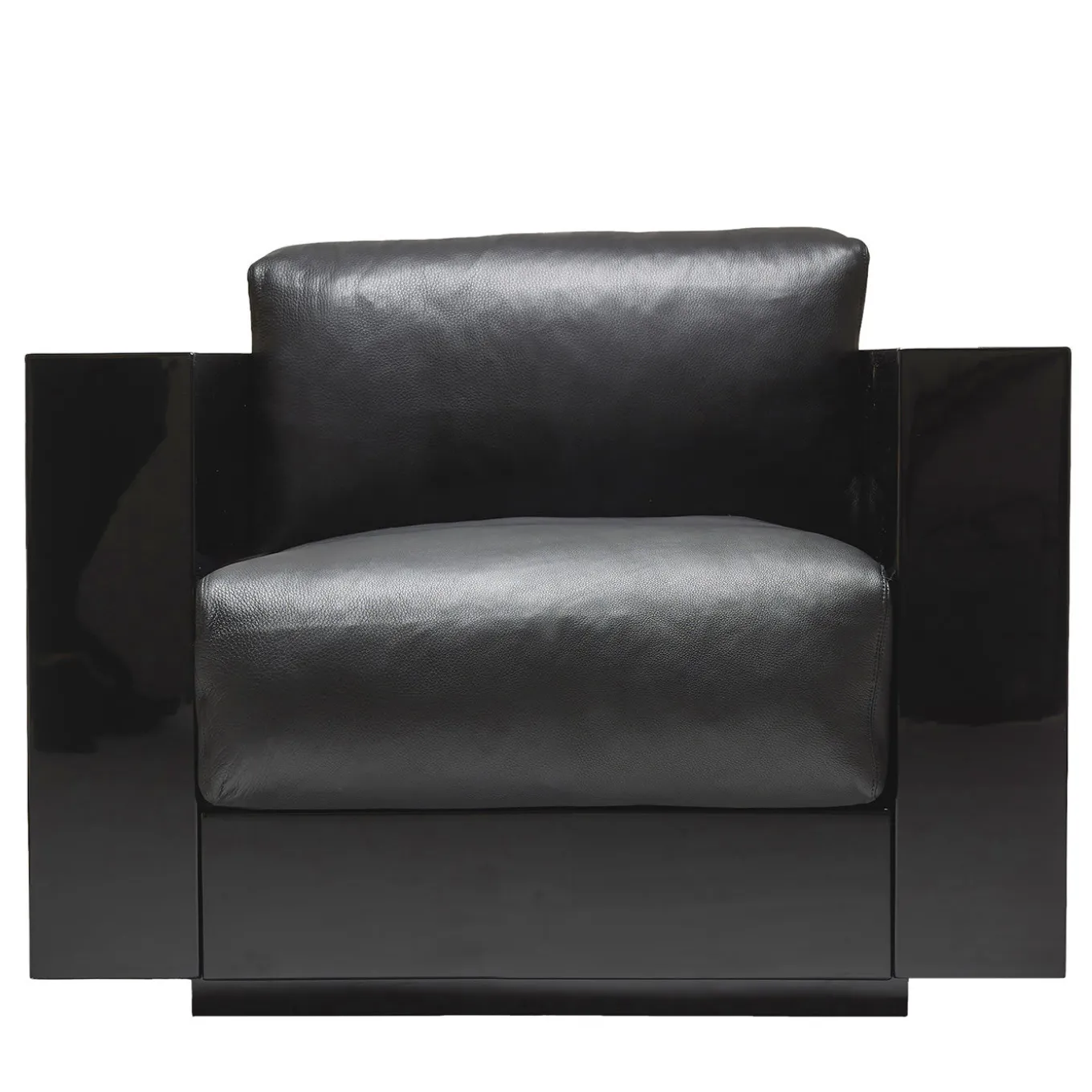 Poltrona Saratoga Black di Lella e Massimo Vignelli