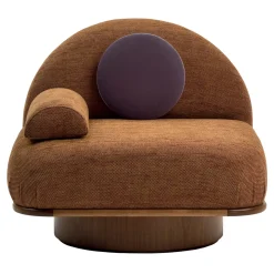 Poltrona Thumb Asymmetrical Rust di Lorenza Bozzoli