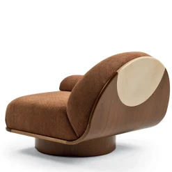 Poltrona Thumb Asymmetrical Rust di Lorenza Bozzoli