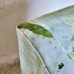 Poltrona Verde e Grigia Collezione Bisanzio