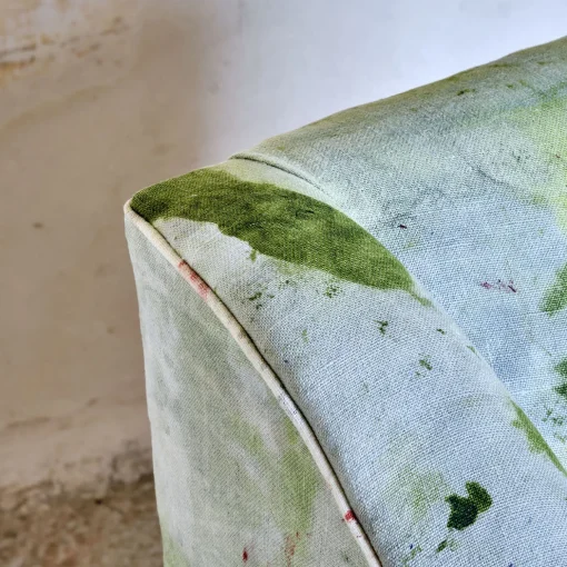 Poltrona Verde e Grigia Collezione Bisanzio