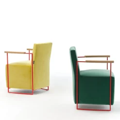 Poltroncina Gotham Small in velluto verde