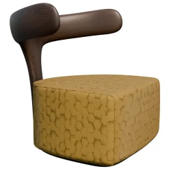 Poltroncina Moby Dick Imbottita in Legno di Frassino #1