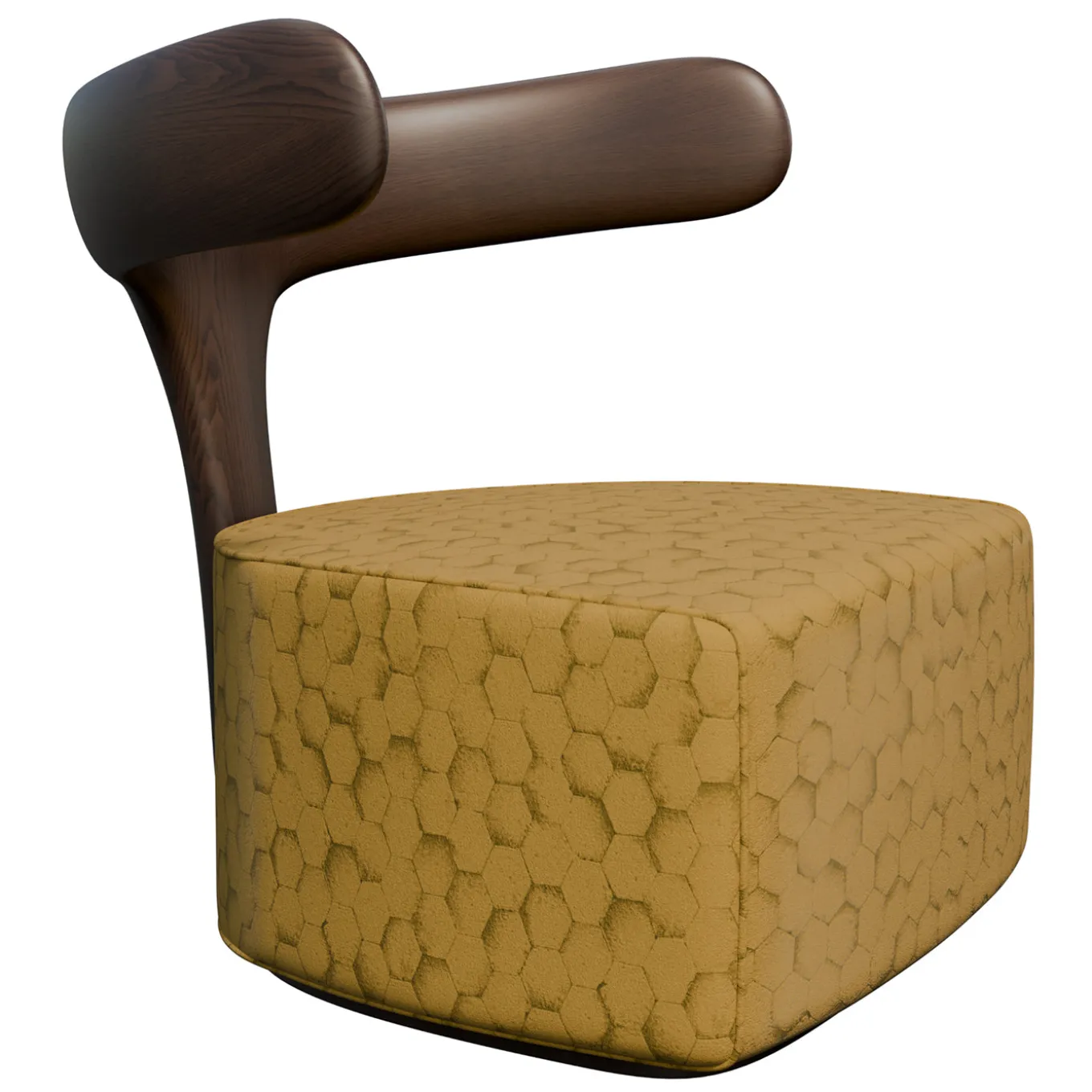 Poltroncina Moby Dick Imbottita in Legno di Frassino #1