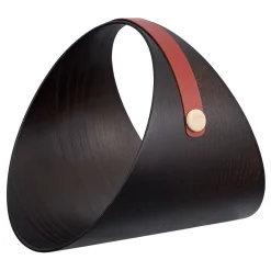 Porta legna e portariviste Ben Bordeaux Wenge