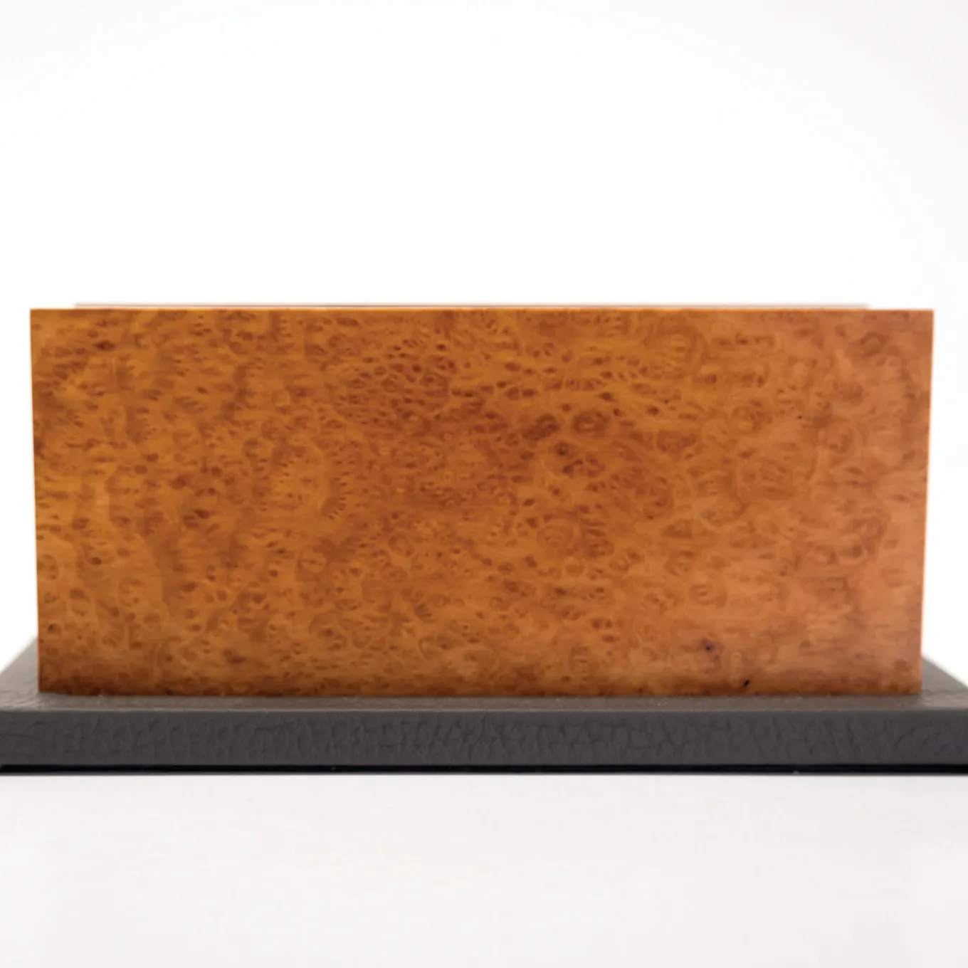 Porta lettere Erika in pelle e legno