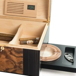 Porta sigari Roma con posacenere