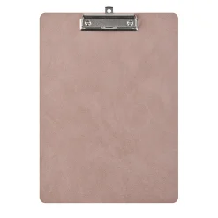 Portablocco in pelle rosa cenere