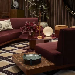 Portacandele a nodo in ambra veneziana