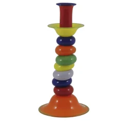 Portacandele arancione Bilico