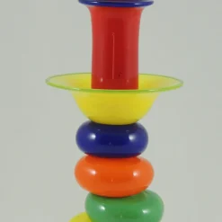 Portacandele arancione Bilico