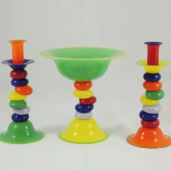 Portacandele arancione Bilico