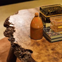 Portacandele Trullo Caramello e Arancio