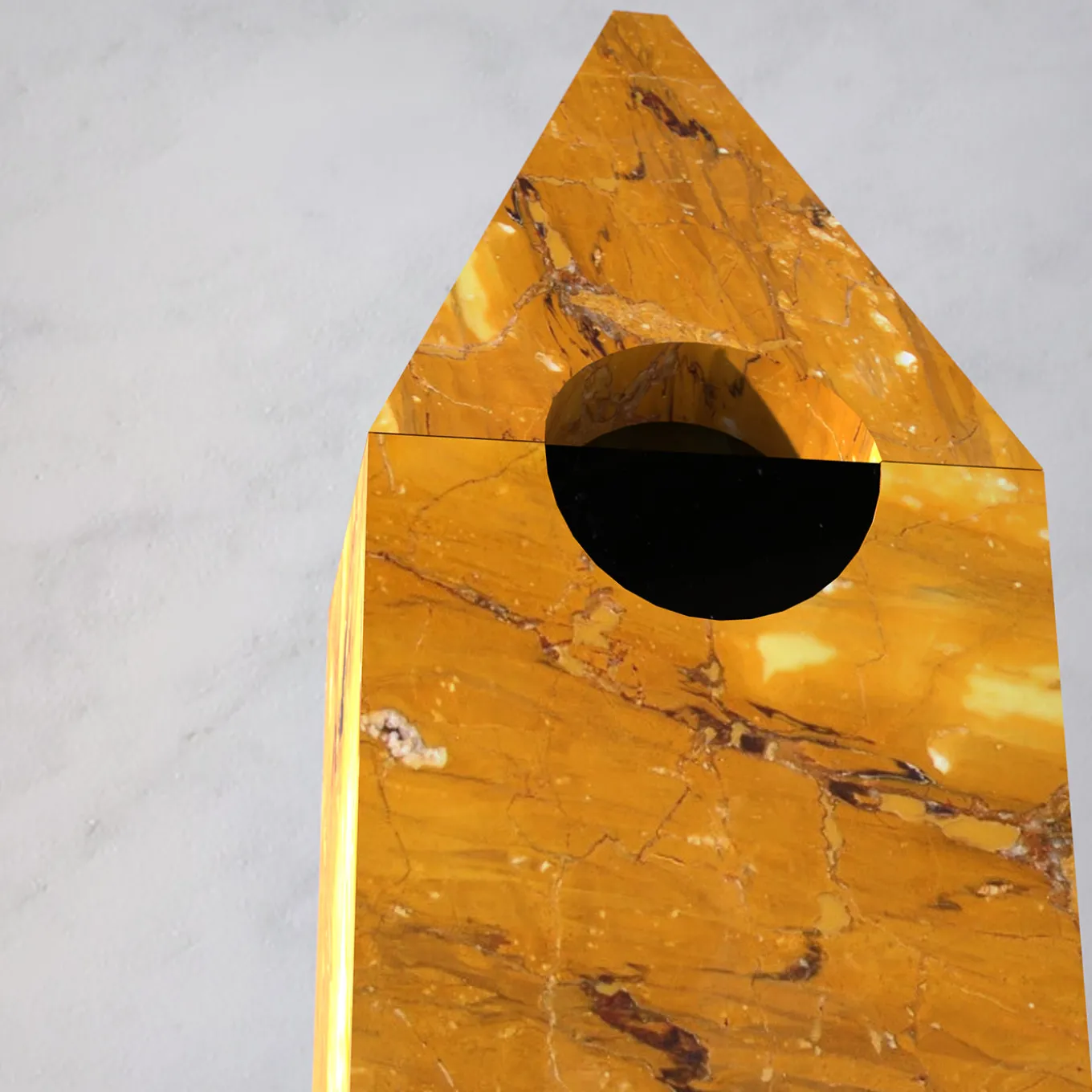 Portagioie Nostalgia in marmo giallo