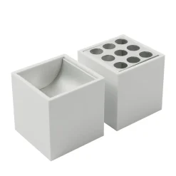 Portamatite bianco Maiorca di Bruno Munari