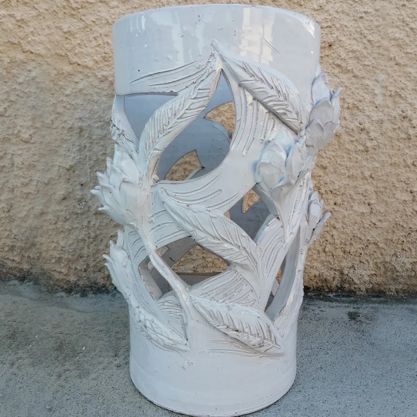 Portaombrelli bianco carciofo