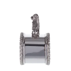 Portatovaglioli in argento sterling a forma di barboncino