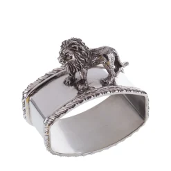 Portatovaglioli Leone in argento sterling