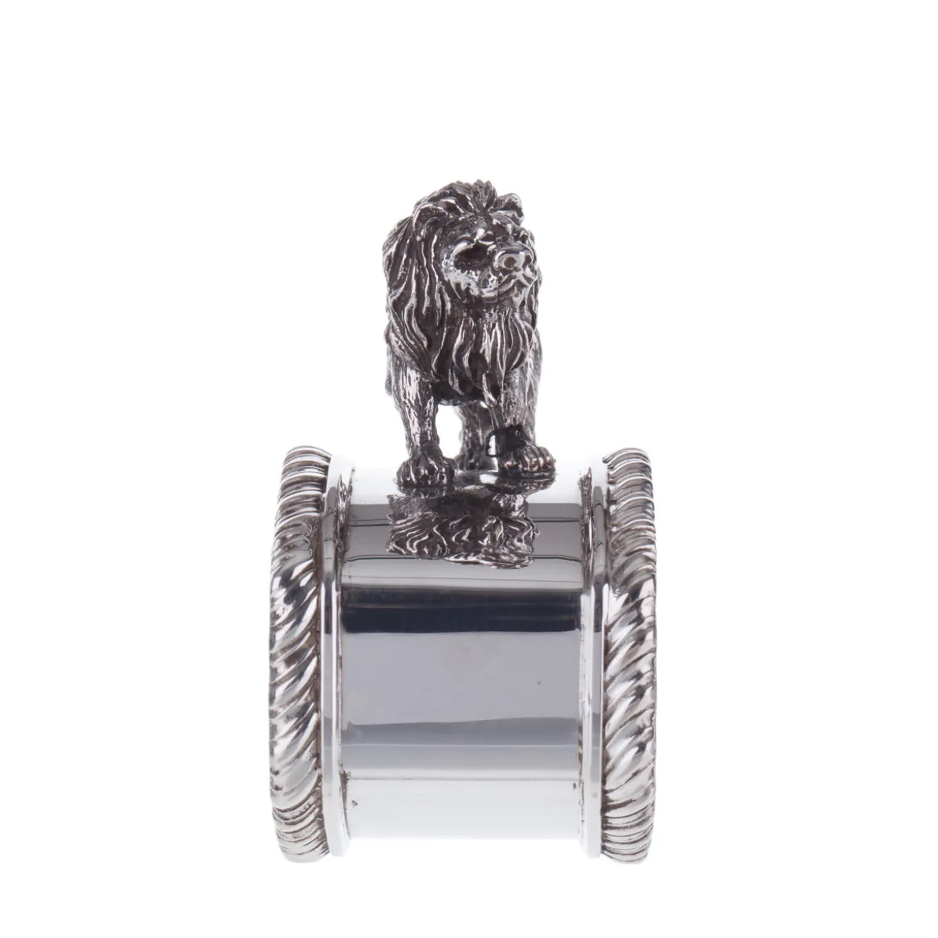 Portatovaglioli Leone in argento sterling