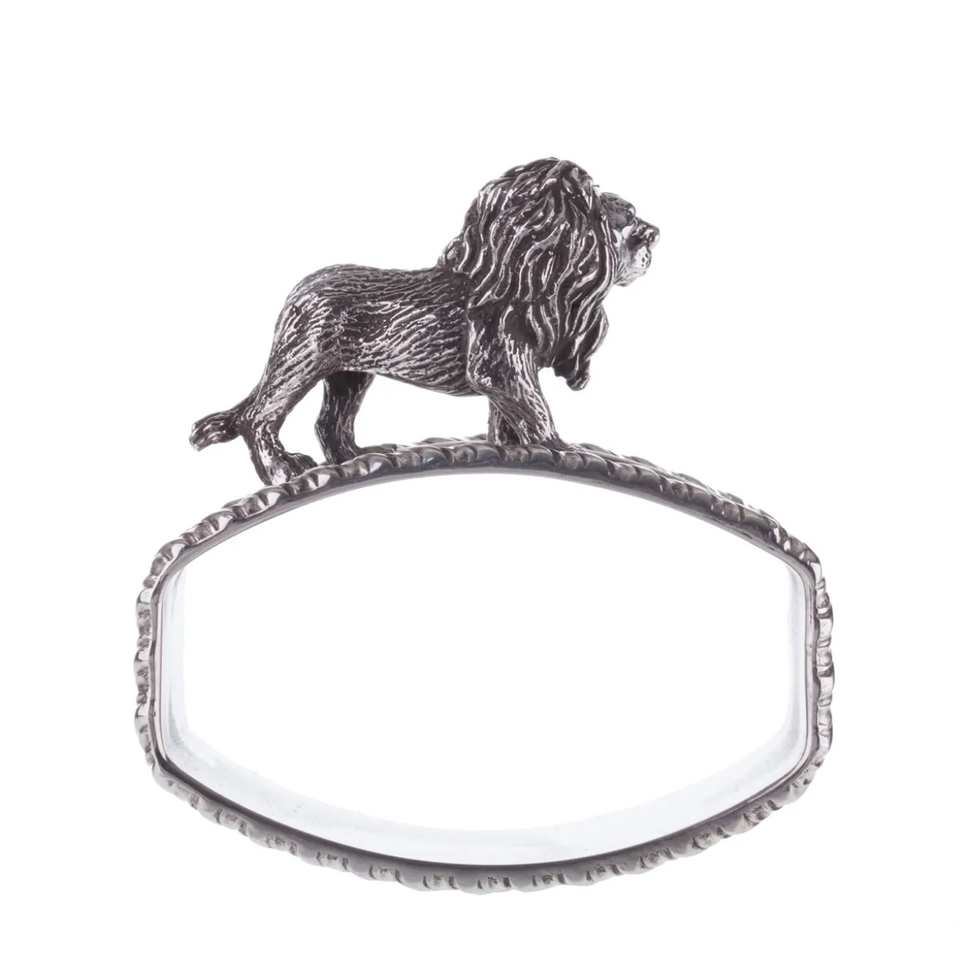 Portatovaglioli Leone in argento sterling