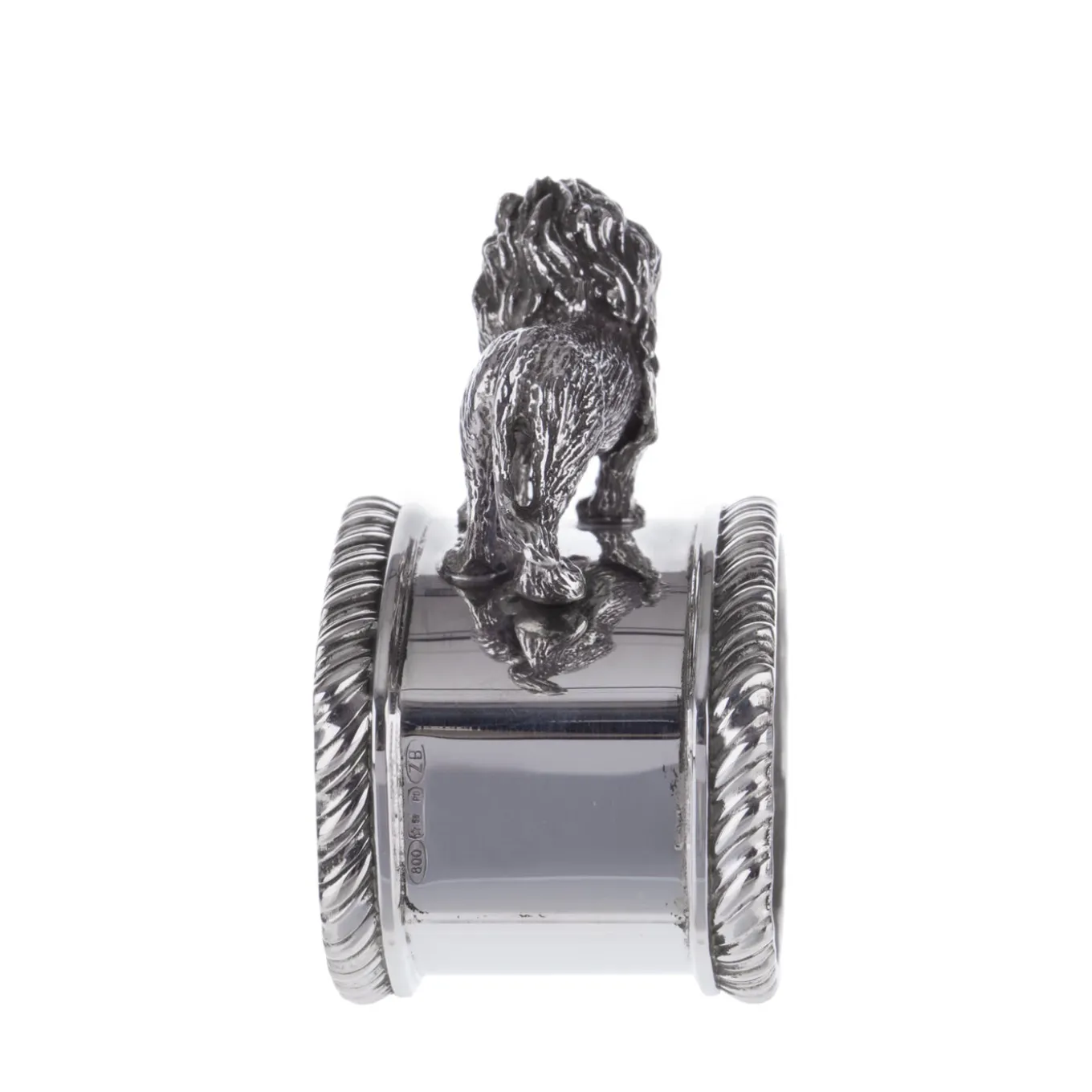 Portatovaglioli Leone in argento sterling