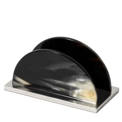 Portatovaglioli orizzontale nero