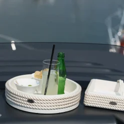 Portatovaglioli quadrati crema