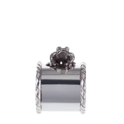 Portatovaglioli Rana in argento sterling
