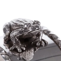 Portatovaglioli Rana in argento sterling