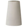 Porto Rotondo Vaso tronco-conico in ceramica bianca