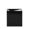 Posacenere Cubo grande nero di Bruno Munari