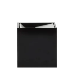 Posacenere Cubo grande nero di Bruno Munari