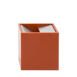 Posacenere Cubo piccolo arancione di Bruno Munari