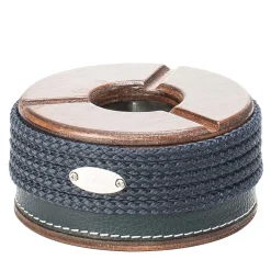 Posacenere grande in legno blu