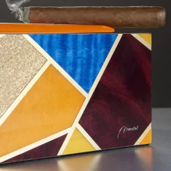 Posacenere in legno multicolore Tellux Sibilla