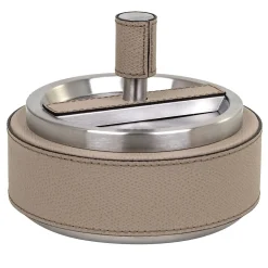 Posacenere in pelle beige Giro