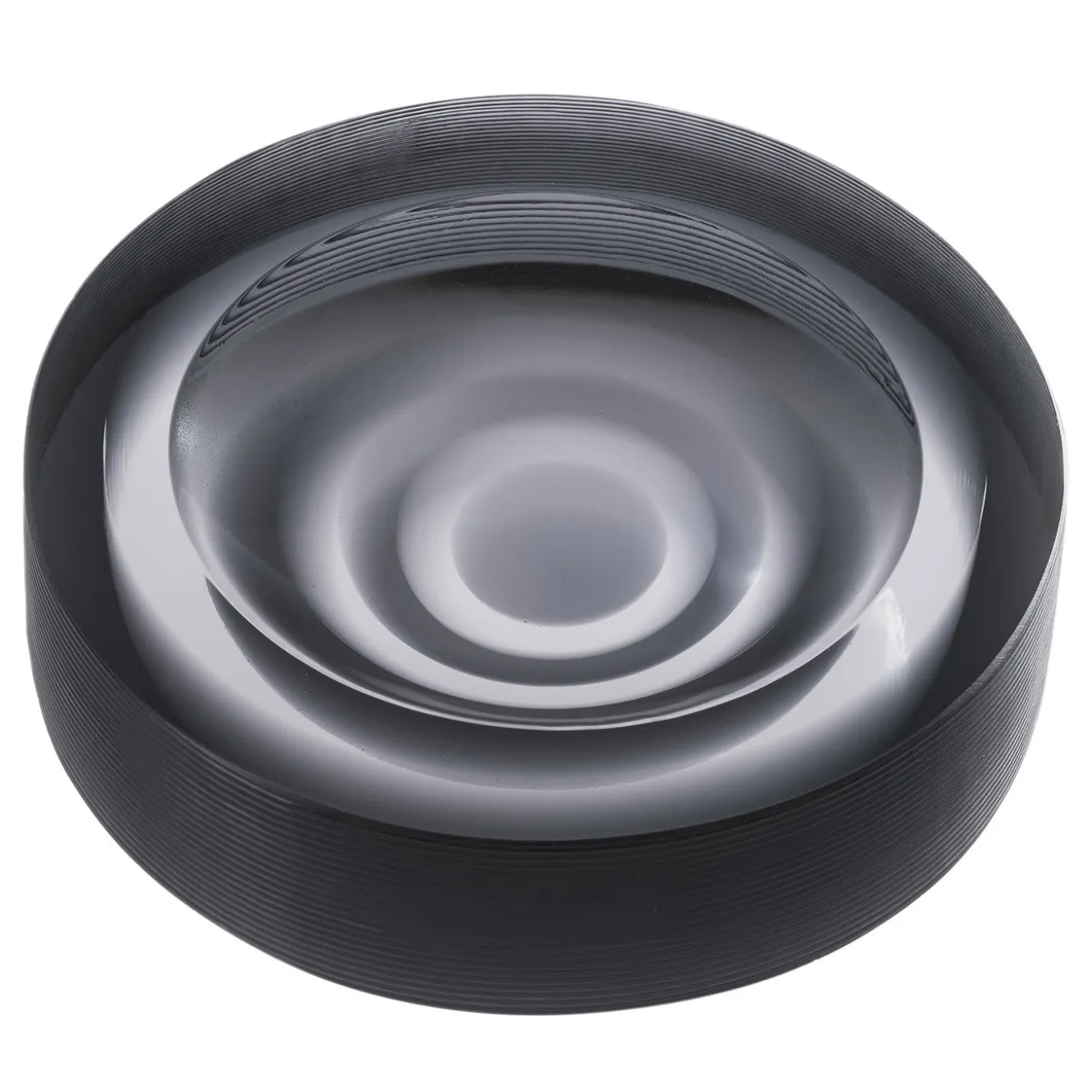 Posacenere Iride Stripe Steel Gray di Federico Peri