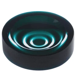 Posacenere Iride Stripe Verde Smeraldo di Federico Peri