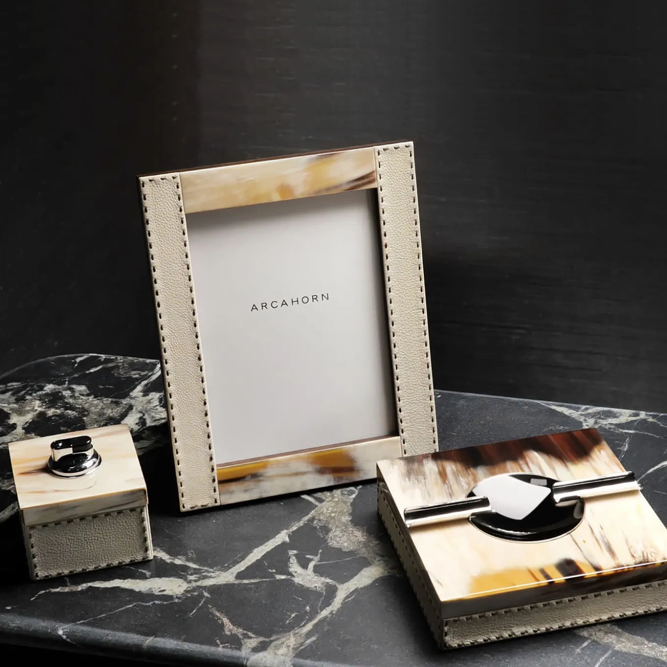 Posacenere Leandro Beige