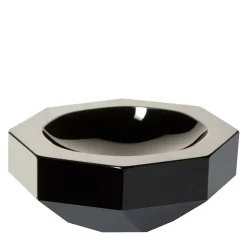 Posacenere medio nero Ottagoni